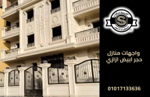 واجهات منازل حجر ابيض ازازي